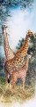 Giraffe Family. Watercolour. 250 x 700 mm. sold