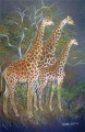 Three Giraffes Three Giraffes. watercolour & gouache. 620 x 430 mm. sold