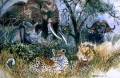 Big Five 1 Big Five 1. Watercolour. Sold