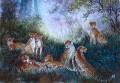 Cheetah Family Cheetah Family. watercolour 500 x 700 mm. sold