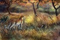 Leopard at Dawn Leopard at Dawn. watercolour, 350 x 500 mm. sold