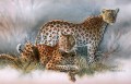 Two Leopards Two Leopards. watercolour. 350 x 500mm. sold