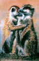 Two Meercats Two Meercats. watercolour. 250 x 350 mm. sold