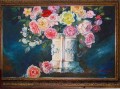 Kitchen Roses My Kitchen Roses oil painting, 2004. Not for Sale.