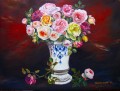 Roses from my Garden Oil painting of Roses