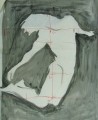 Quick Ink Figure Sketch Quick Ink Figure Sketch. Art school sketch. Thin paper