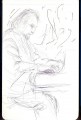 Benjamin Fourie, Sketch during 2008 Recital, Bethulie. Benjamin Fourie, Sketch during 2008 Recital, Bethulie. Pencil Sketch.