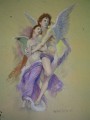 Cupid & Psyche 'Cupid & Psyche', Watercolour. 350 x 250 mm. Sold