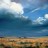 Rain Clouds over Bethulie. Oil on Canvas. 800 x 630 mm. Sold