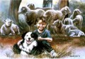 Young Shepherd. 350 x 500 mm. watercolour. sold.