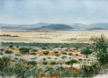 Kalahari view. Kalahari view. watercolour. 250 x 350 mm. sold.