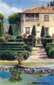 Villa Gamberaia. Italy Painting of Villa Gamberaia. Italy
