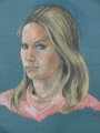 A school friend. A School Friend. Pastel. from about 1970