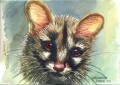 Small-Spotted Genet. painting