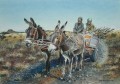 Donkey Cart painting