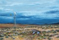 Oil painting of the Karoo. South Africa